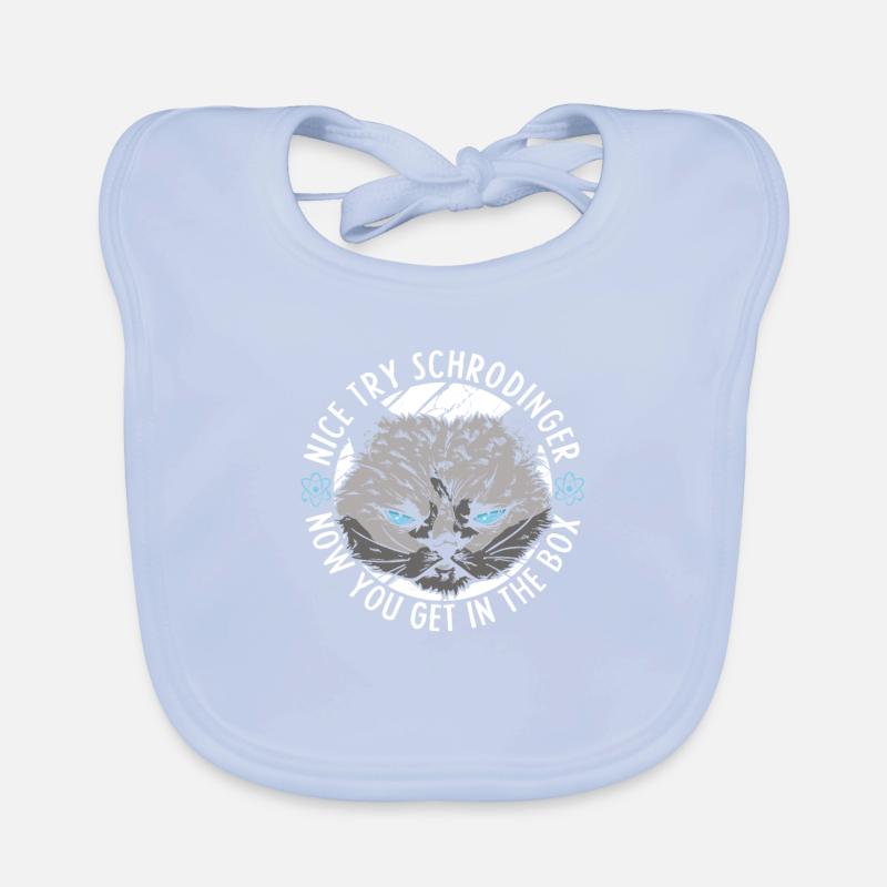 Physique Phyker Cat Physique quantique Bavoir bio Bébé