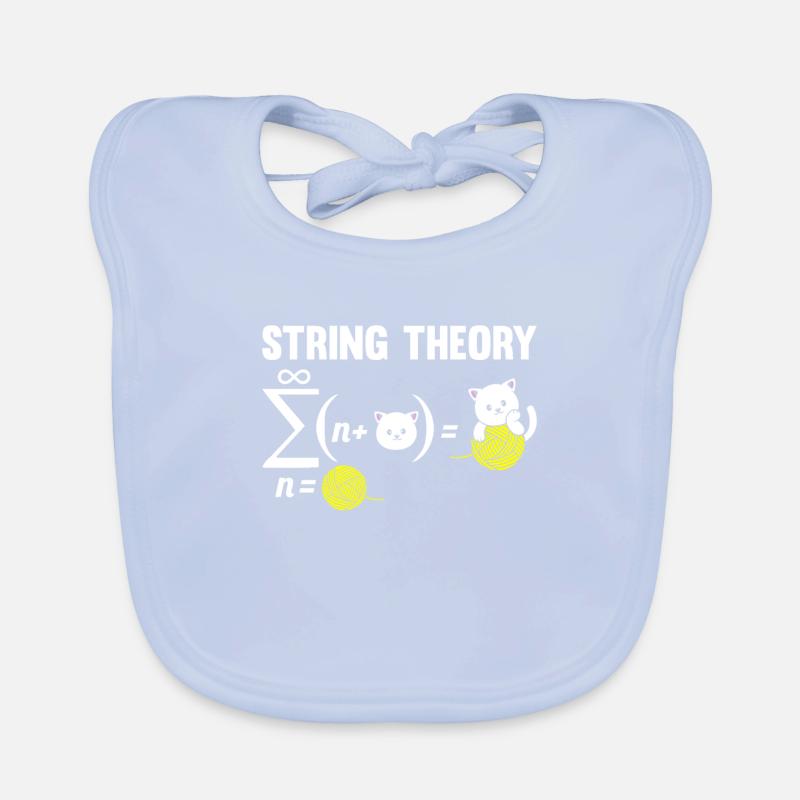 Physics Phyker Cat Quantum Physics String Theory Organic Baby Bibs