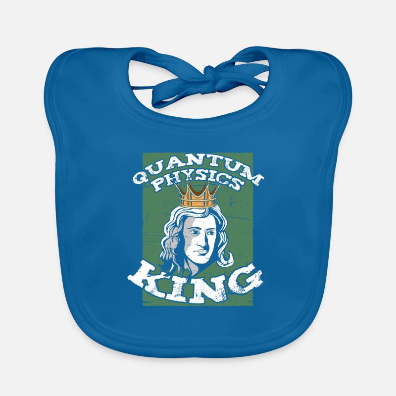 Physics Phyker King Quantum Physics Organic Baby Bibs