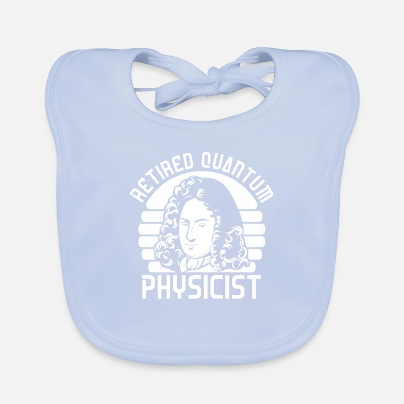 Physics Retired Physicist Quantum Physics Organic Baby Bibs