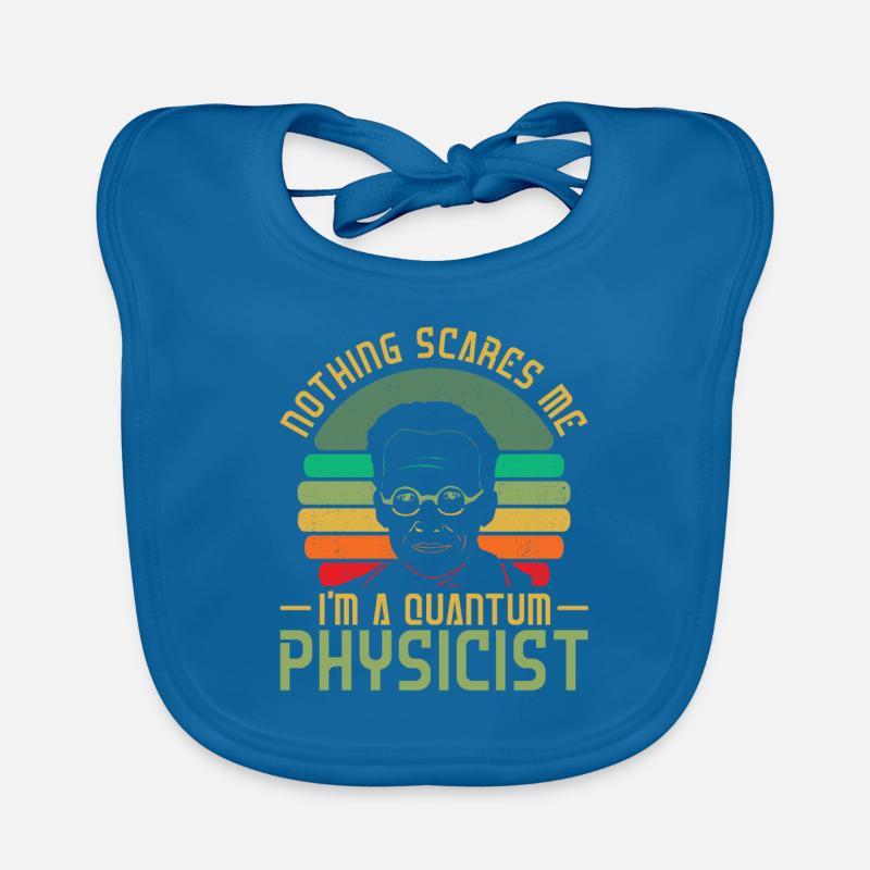 Physics Phyker Creepy Quantum Physics Organic Baby Bibs