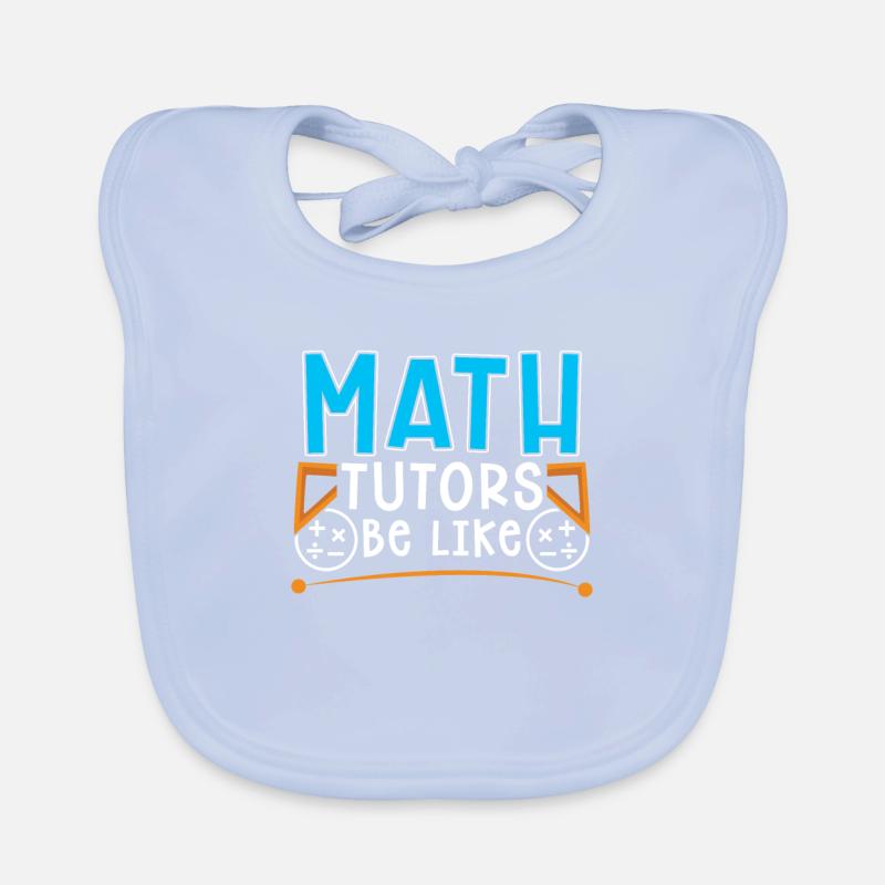 Math Teacher Math Teacher Funny Organic Baby Bibs