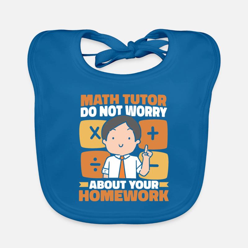 Math Teacher Math Teacher Funny Organic Baby Bibs