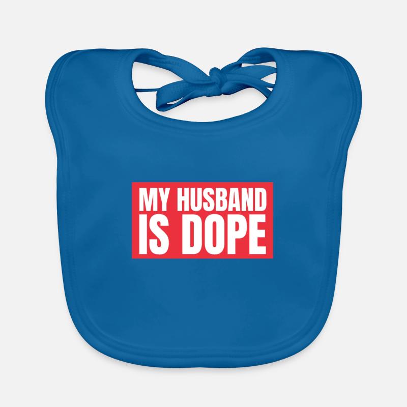 Mariage - Mon mari est Bavoir bio Bébé
