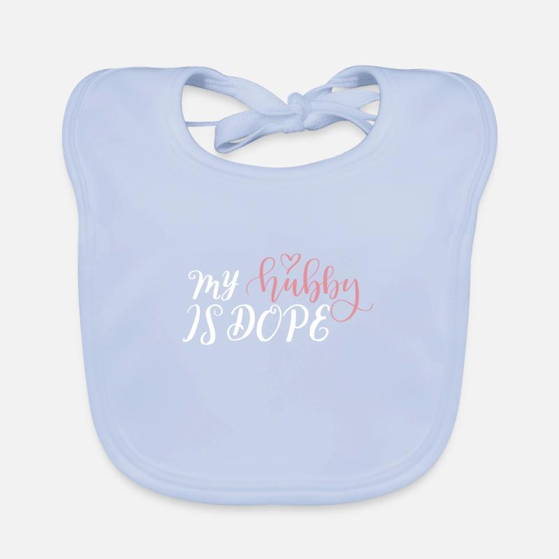 Mariage - Mon mari est Bavoir bio Bébé