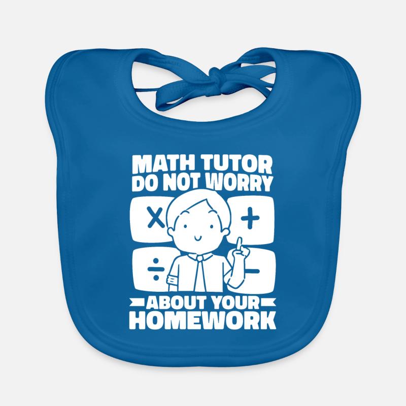 Math Teacher Math Teacher Homework Organic Baby Bibs