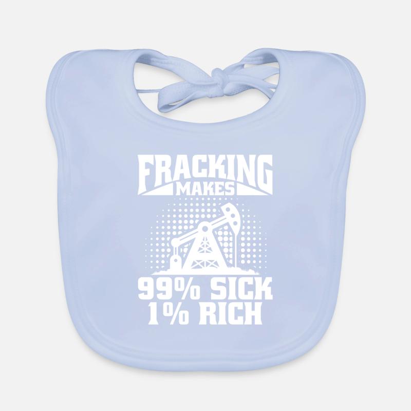 Ölfeld Bohrinsel Fracking Baby Bio-Lätzchen