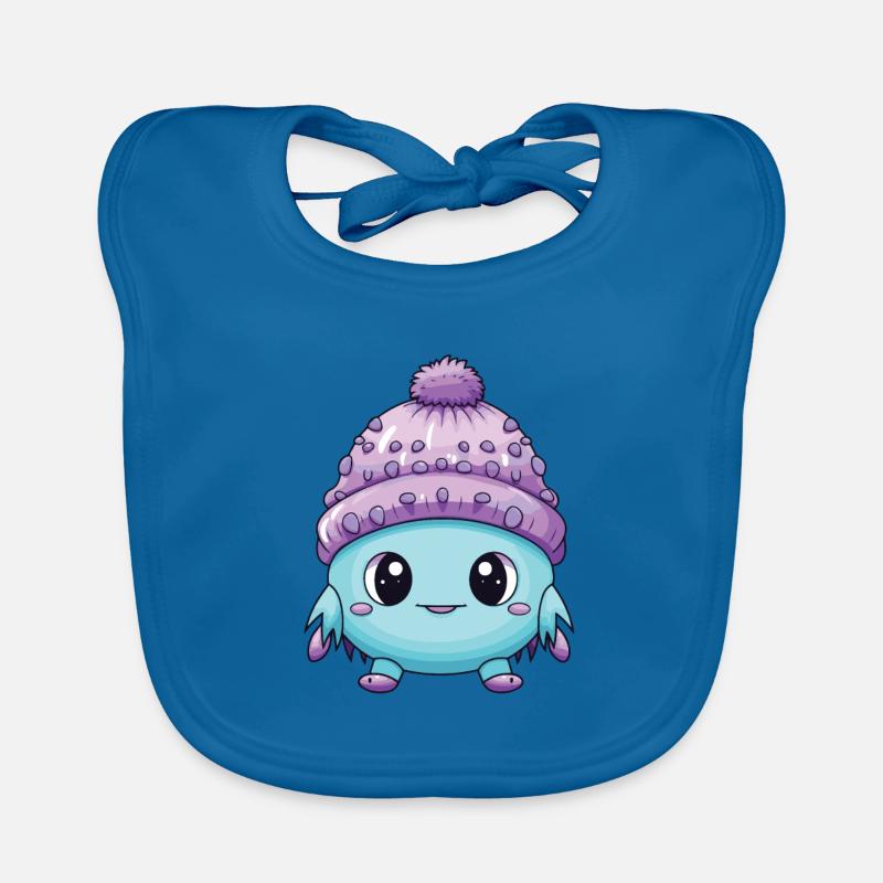Cold Winter Virus Comic Organic Baby Bibs