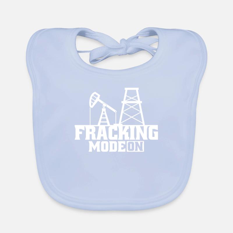 Ölfeld Bohrinsel Fracking Baby Bio-Lätzchen