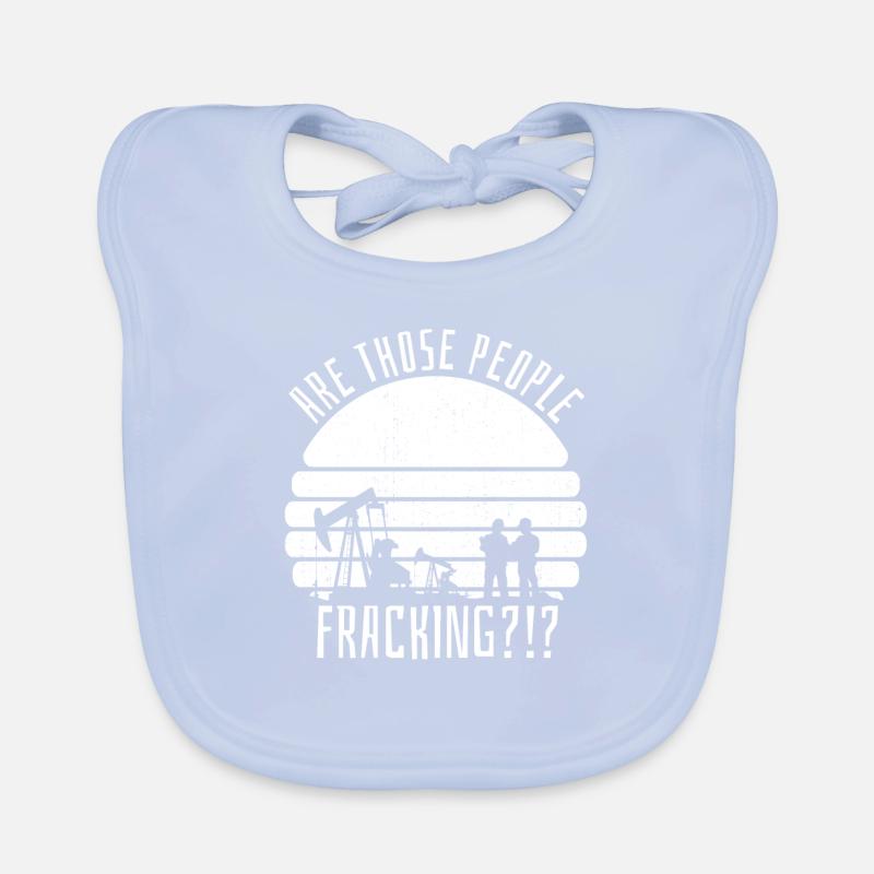 Ölfeld Bohrinsel Fracking Baby Bio-Lätzchen