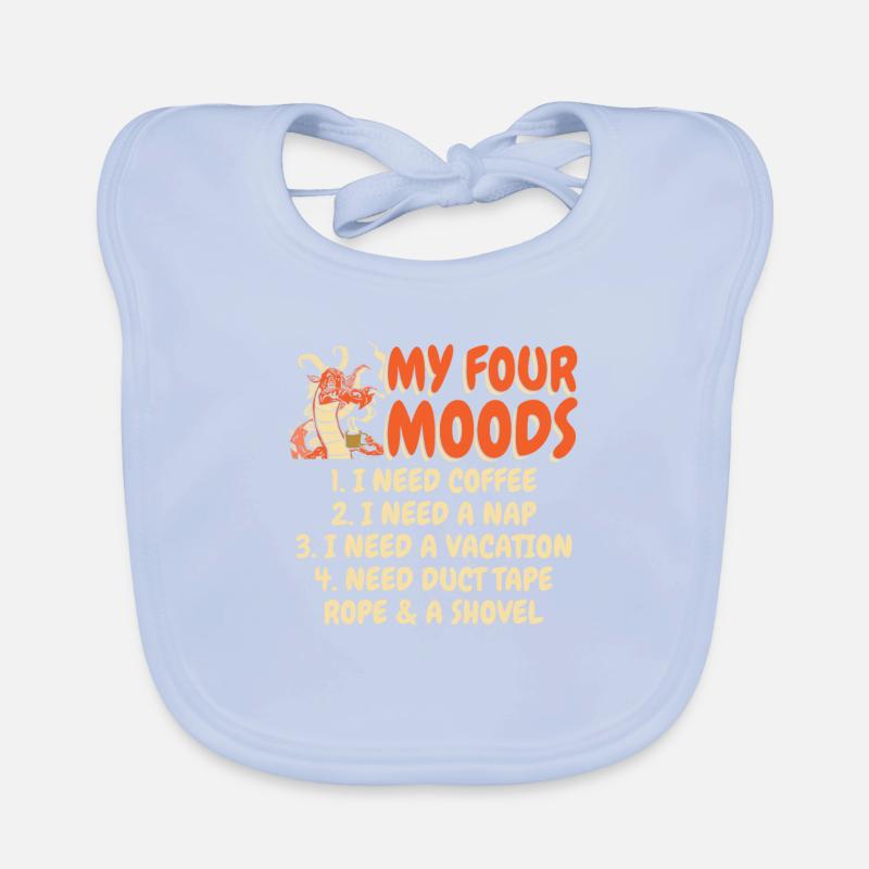 Coffee Cafe Witzig Organic Baby Bibs