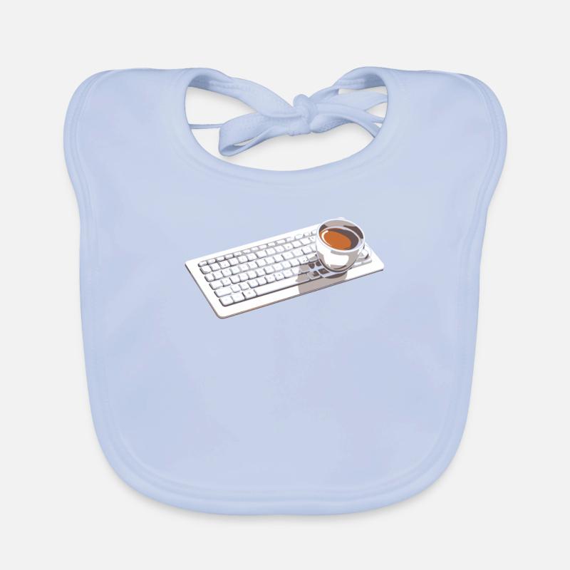 Developer, Coder, Programmer, Coffee Organic Baby Bibs