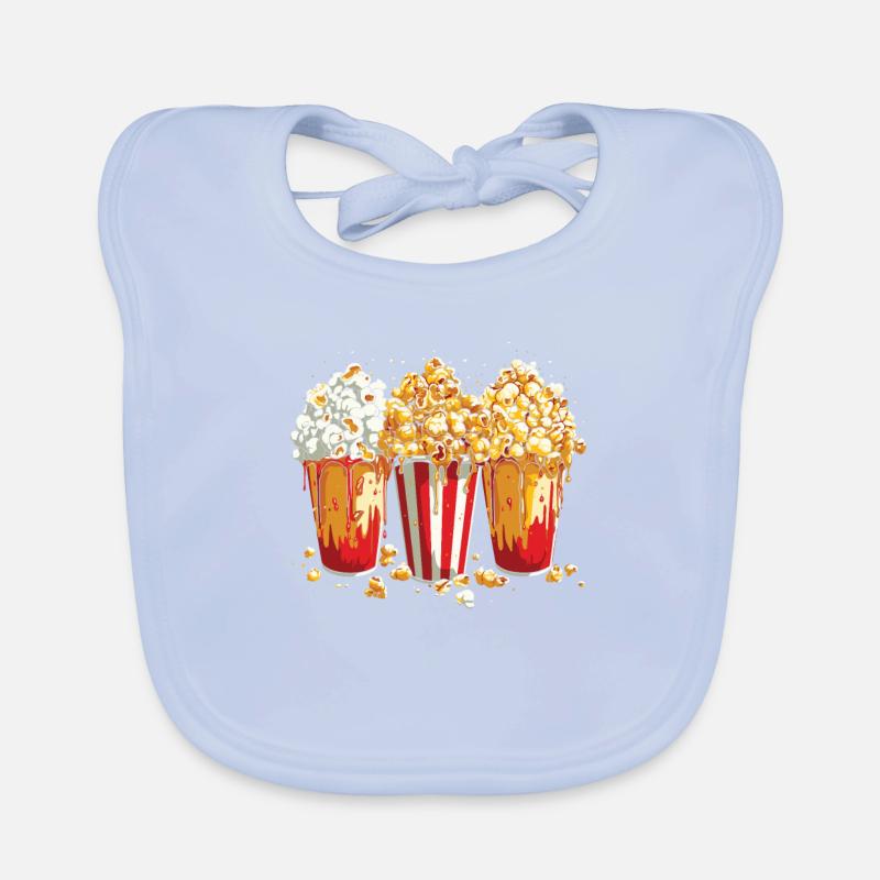 Pop-corn Bavoir bio Bébé