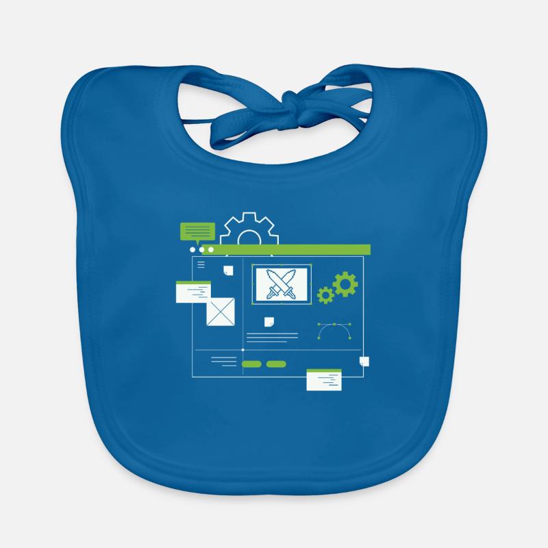 Developer, Coder, Programmer Organic Baby Bibs