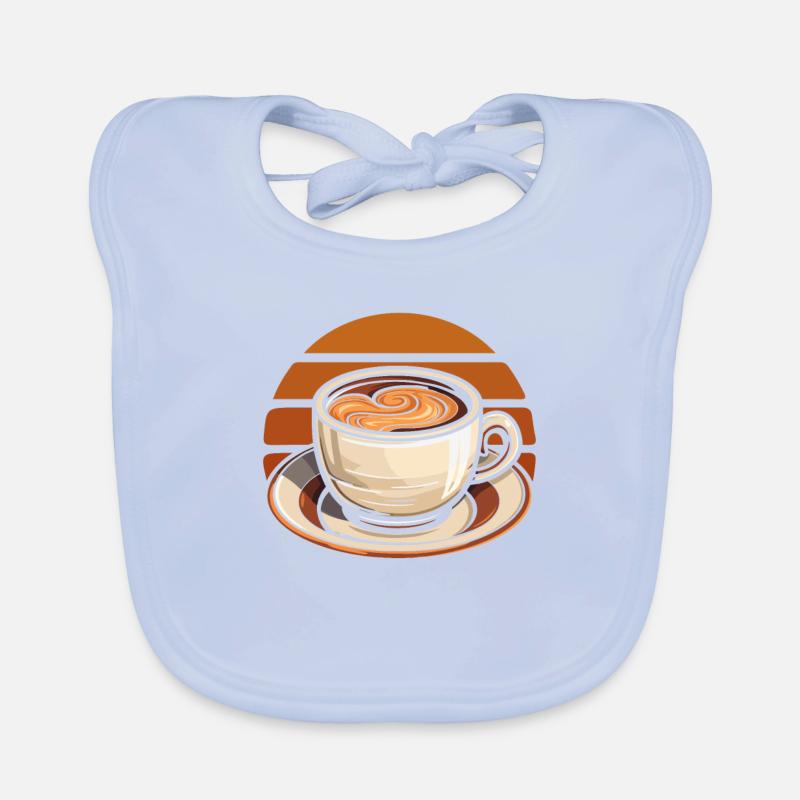 Kaffee Cafe Baby Bio-Lätzchen