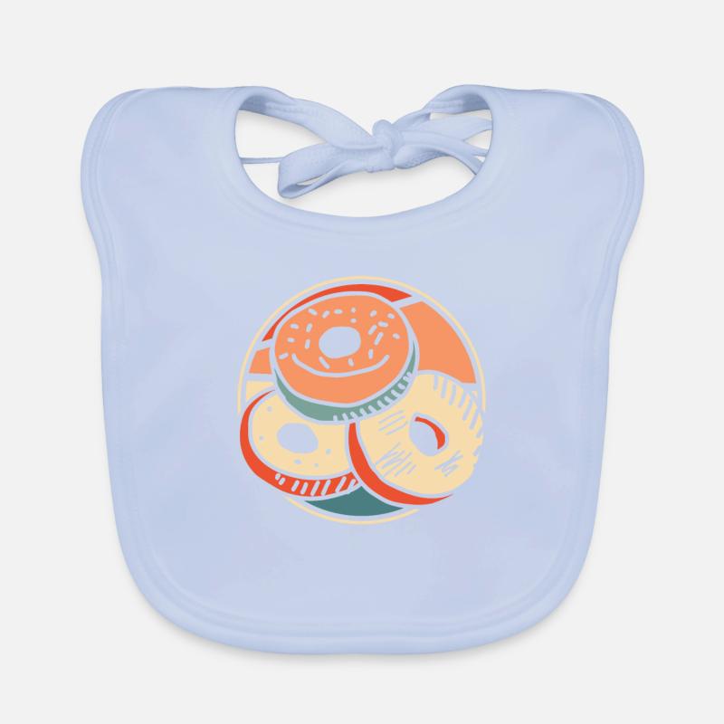 Doughnut Organic Baby Bibs