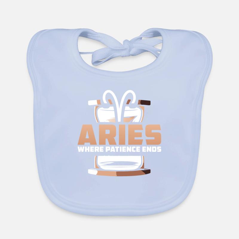 Widder Sternzeichen Baby Bio-Lätzchen