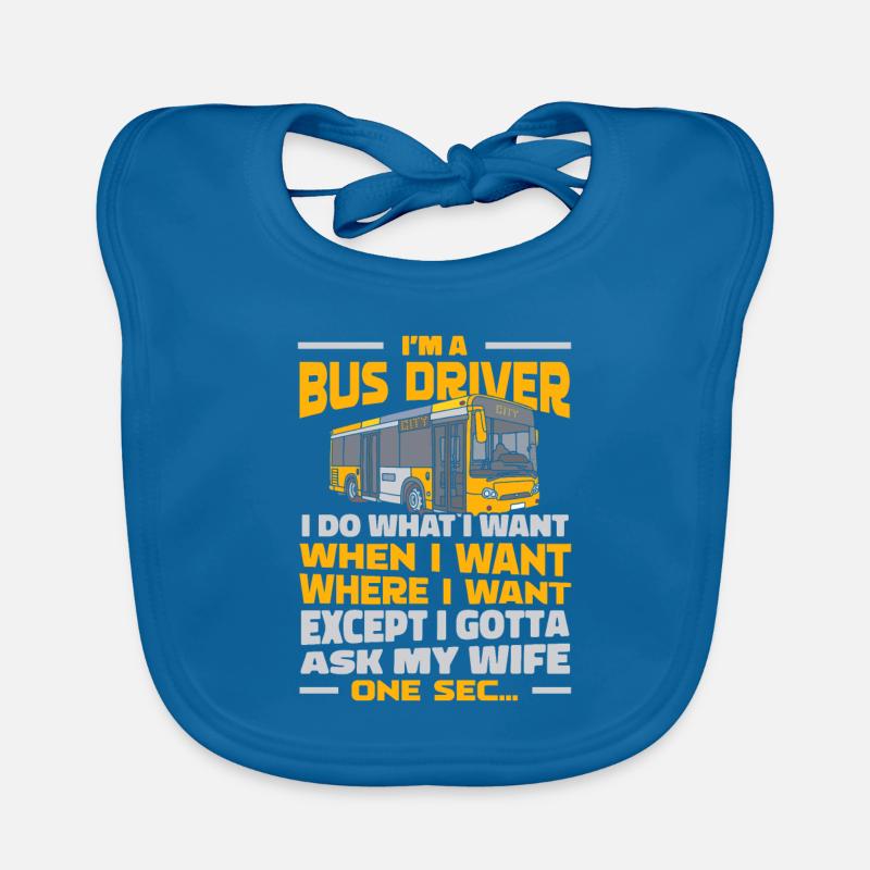 Chauffeur de bus Bavoir bio Bébé