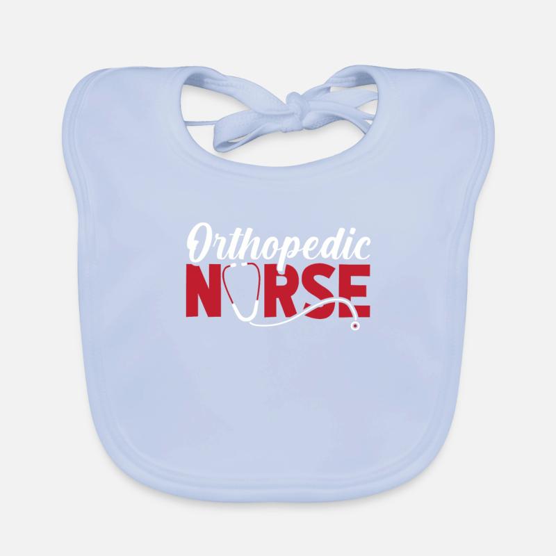 Krankenschwester Knochen Orthopedic Nurse Baby Bio-Lätzchen