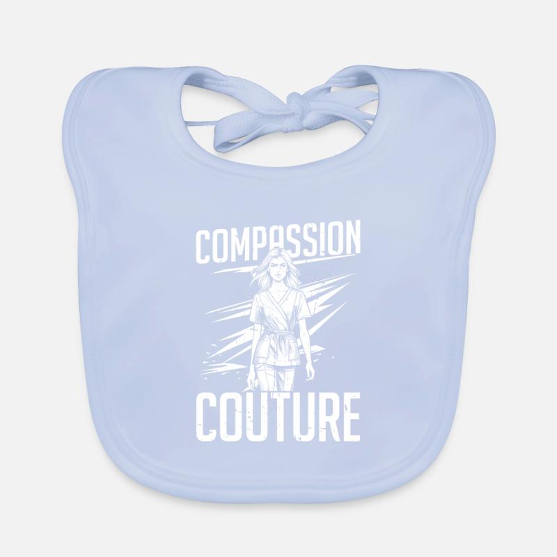 Krankenschwester Mode Baby Bio-Lätzchen