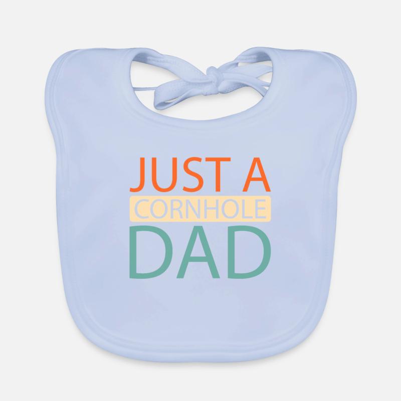 Cornhole Blind Hole Game Just A Cornhole Dad Bavoir bio Bébé
