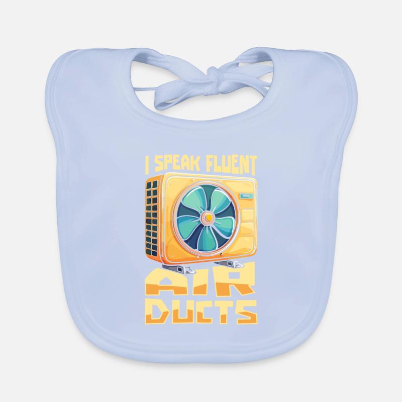HVAC Technician Organic Baby Bibs