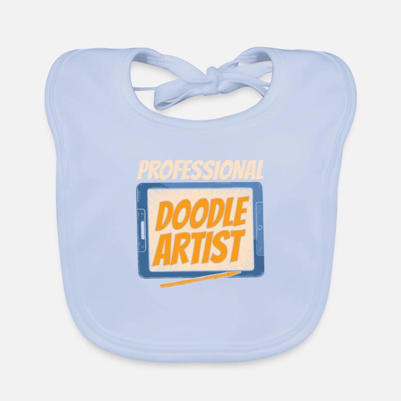 Dessinateur Bavoir bio Bébé