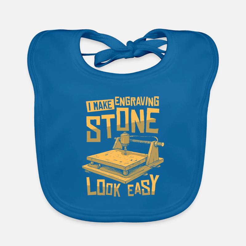 Engraver Organic Baby Bibs