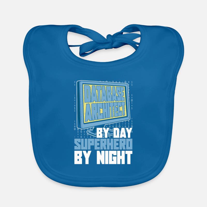 Database Architect Organic Baby Bibs