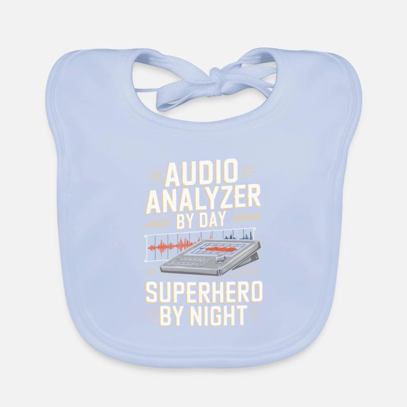 Audio Analyzer Organic Baby Bibs