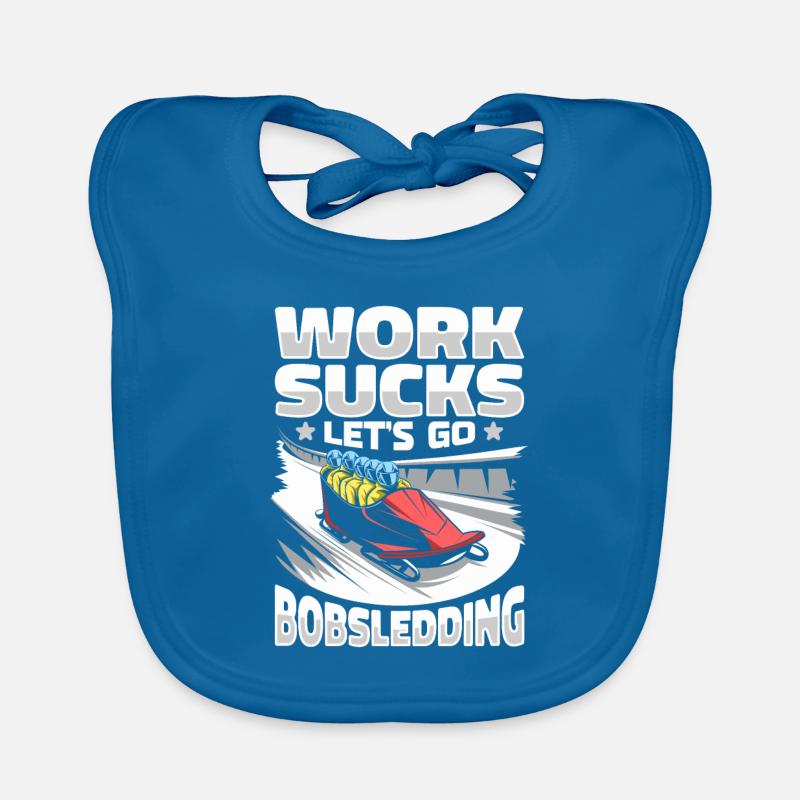 Bobsledding Organic Baby Bibs