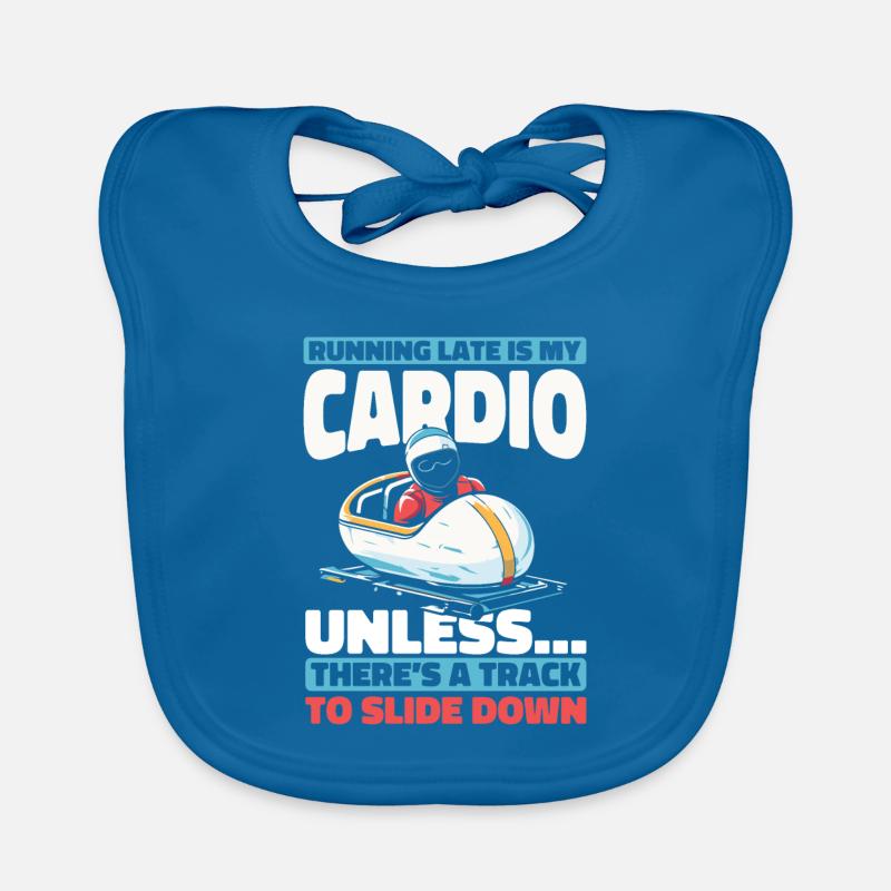 Bobsledding Organic Baby Bibs