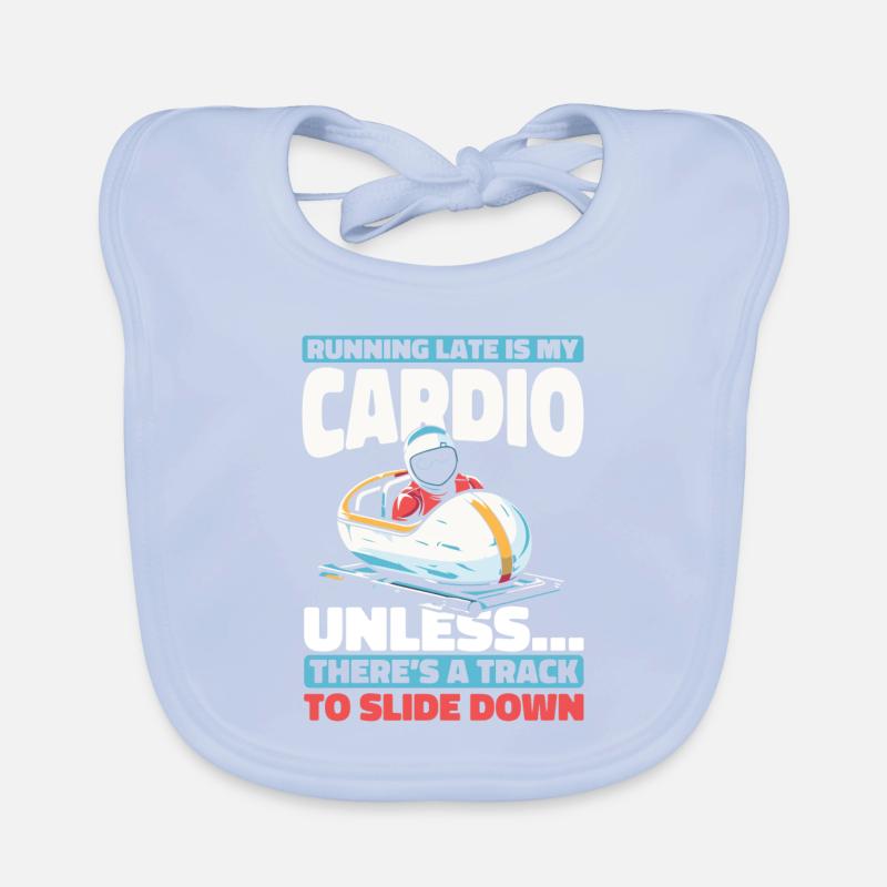 Bobsledding Organic Baby Bibs