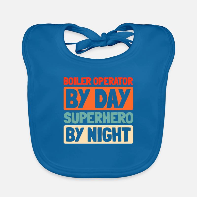 Boiler operators Organic Baby Bibs