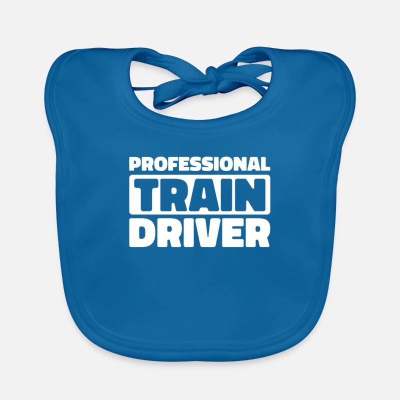 Train driver Train driver Organic Baby Bibs