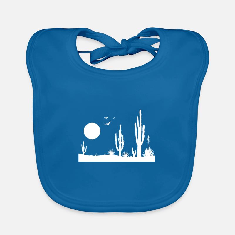 Desert desert landscape Organic Baby Bibs
