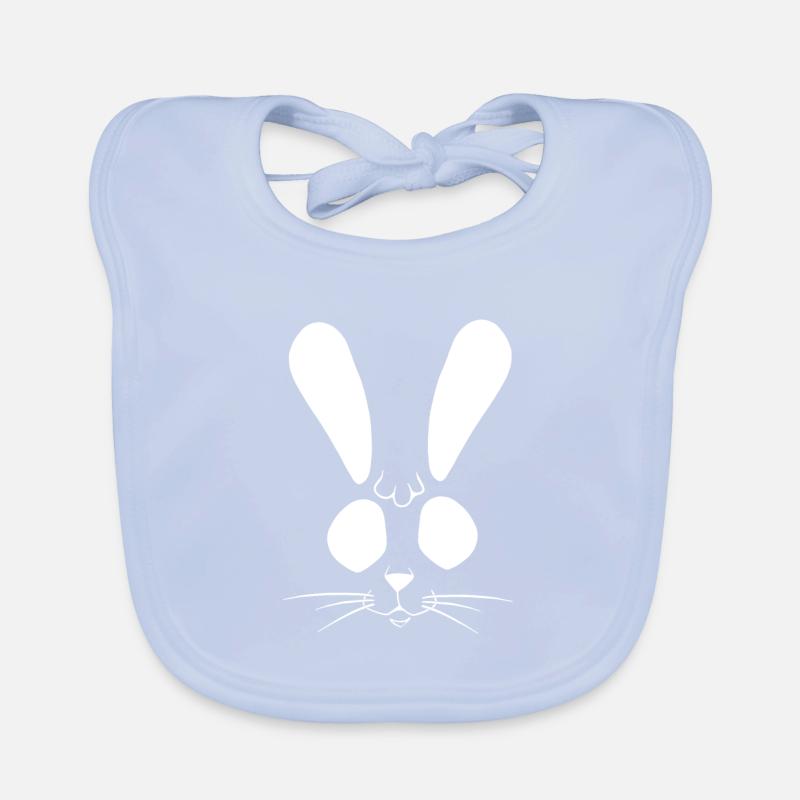 Rabbit Easter Organic Baby Bibs
