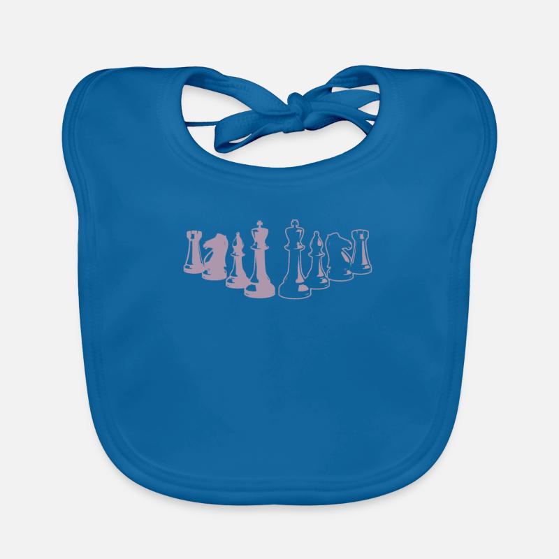 Schachspieler Geschenkideen Schach Baby Bio-Lätzchen