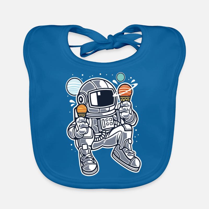 L'astronaute crème glacée Bavoir bio Bébé