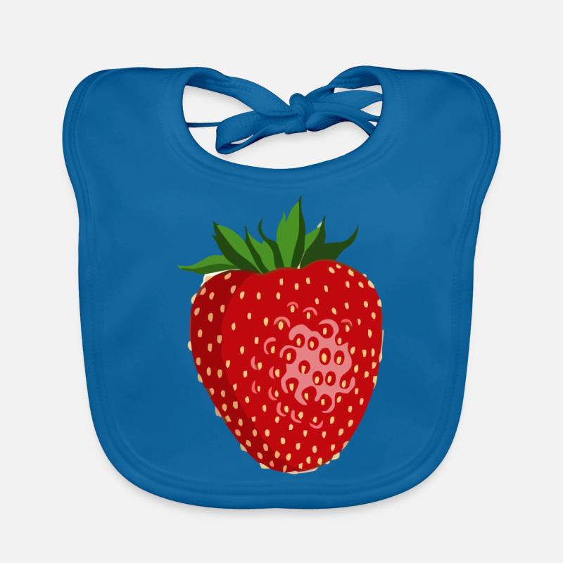 Erdbeere Baby Bio-Lätzchen