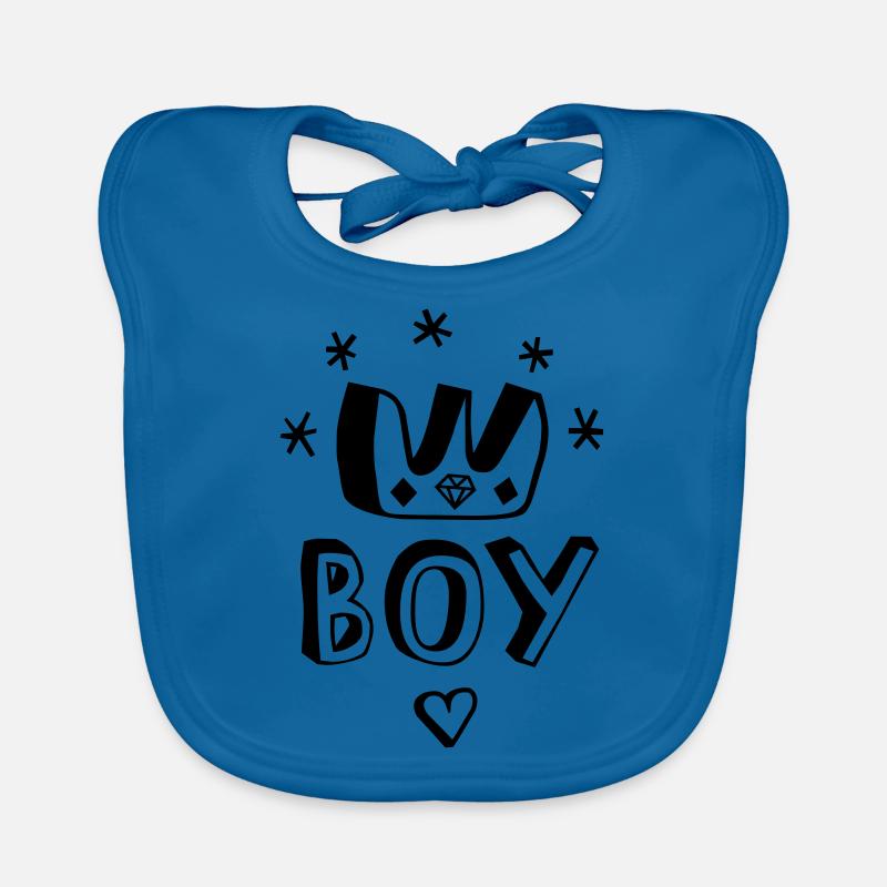 Schöne Baby Boy Junge Geburt Kind geboren oder Baby Bio-Lätzchen