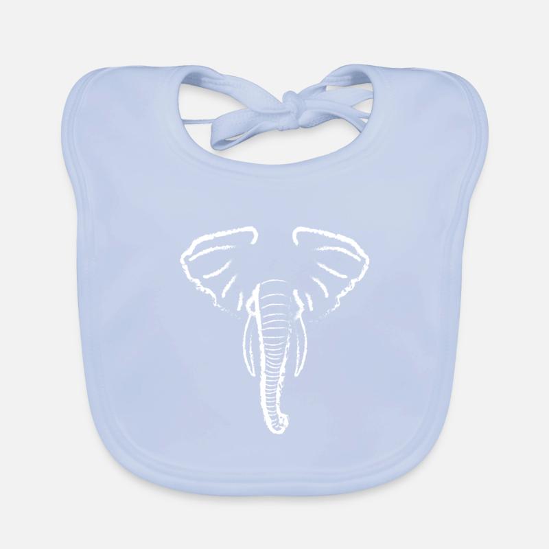 elephant Organic Baby Bibs
