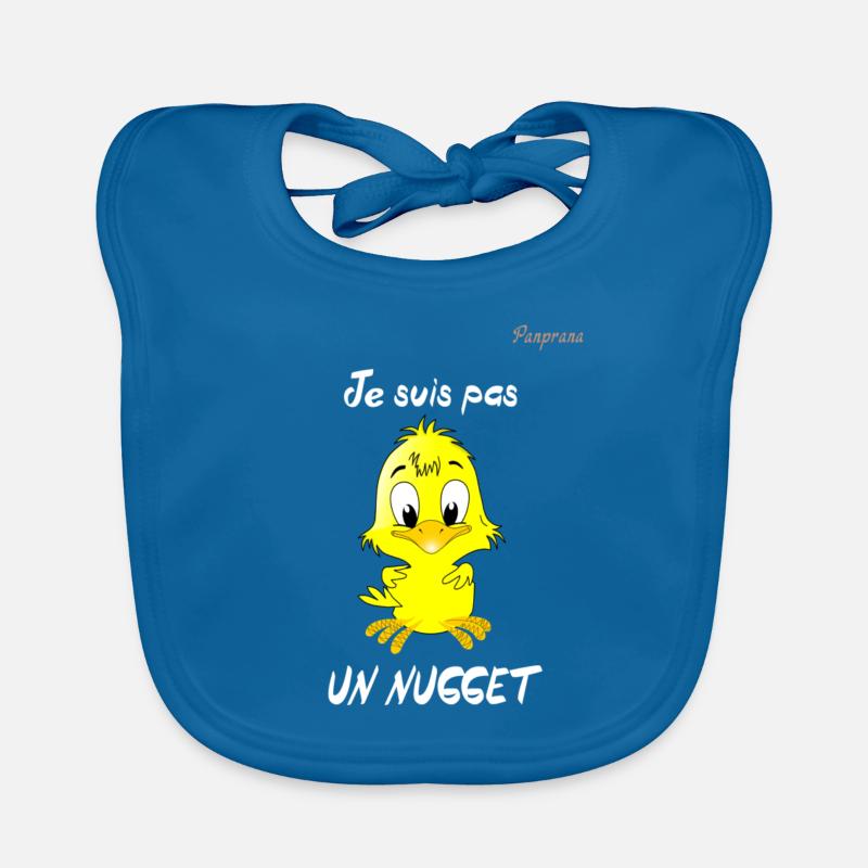 I am not a nugget Organic Baby Bibs