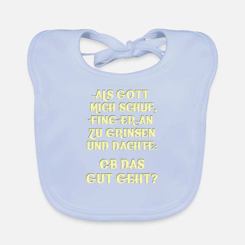 Spruch Gott Baby Bio-Lätzchen