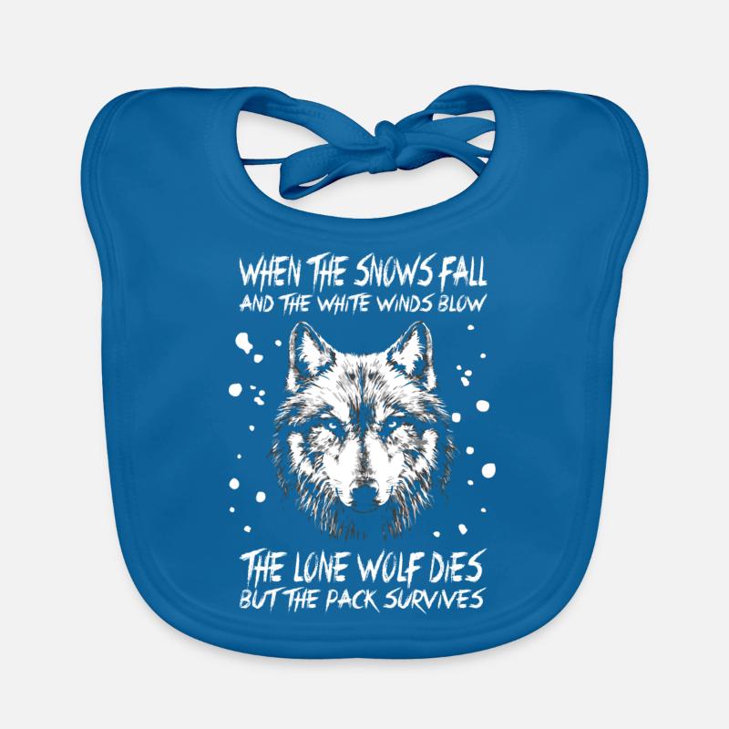 Der einsame Wolf stirbt Baby Bio-Lätzchen
