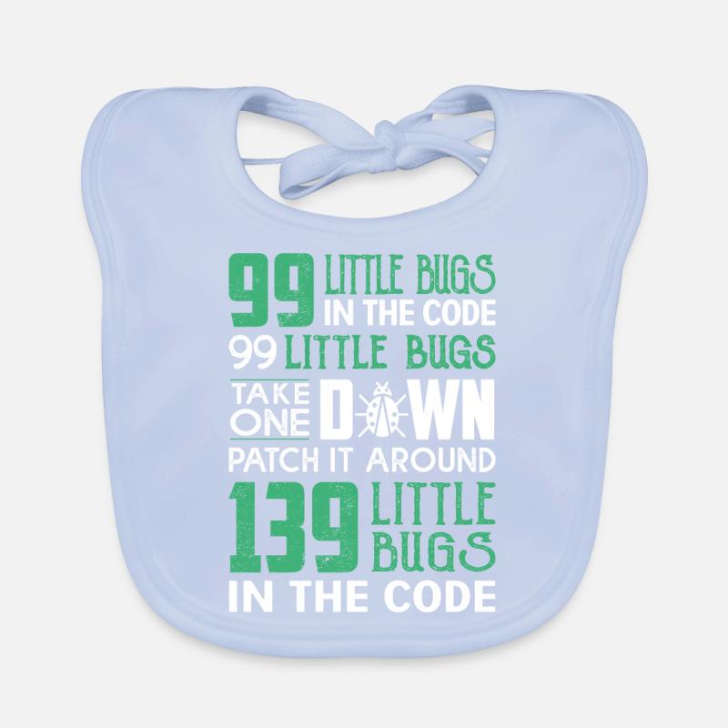99 little bug in the code Baby Bio-Lätzchen