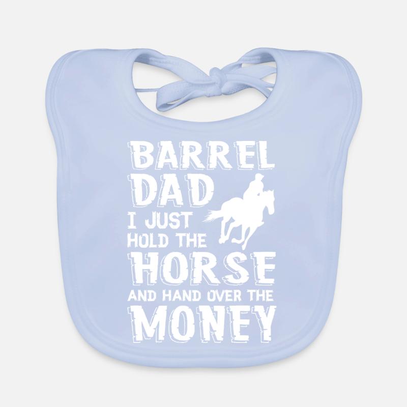 Papa cheval Bavoir bio Bébé