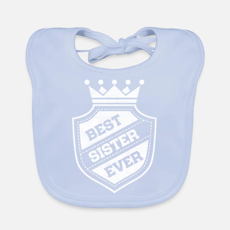 Best Sister Ever Baby Bio-Lätzchen