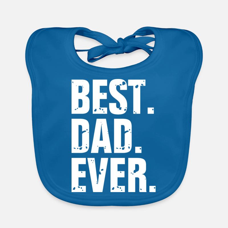 Papa Bester Vater Vatertag Baby Bio-Lätzchen
