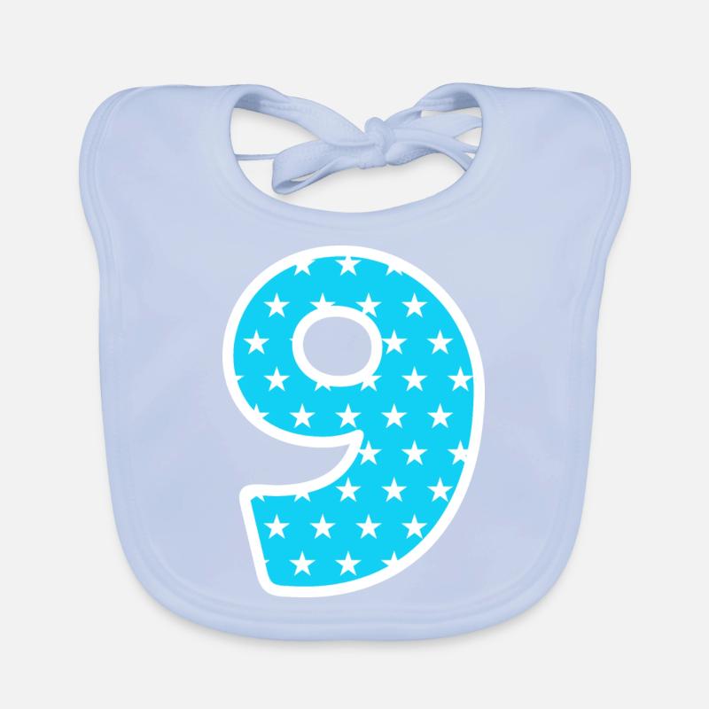 Nine Organic Baby Bibs